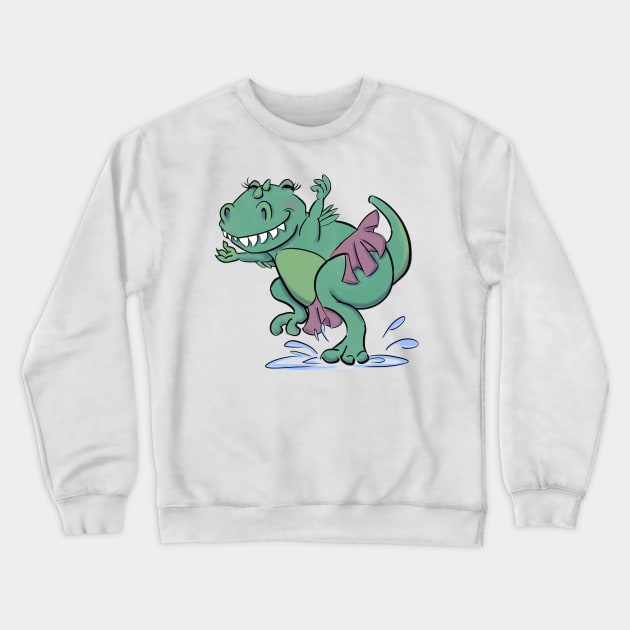 Puddle Jumping Crewneck Sweatshirt by PatriciaLupien